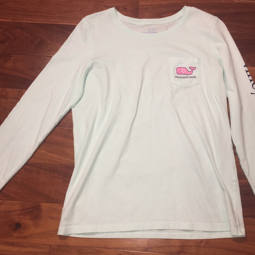 Teal Vineyard Vines long sleeve